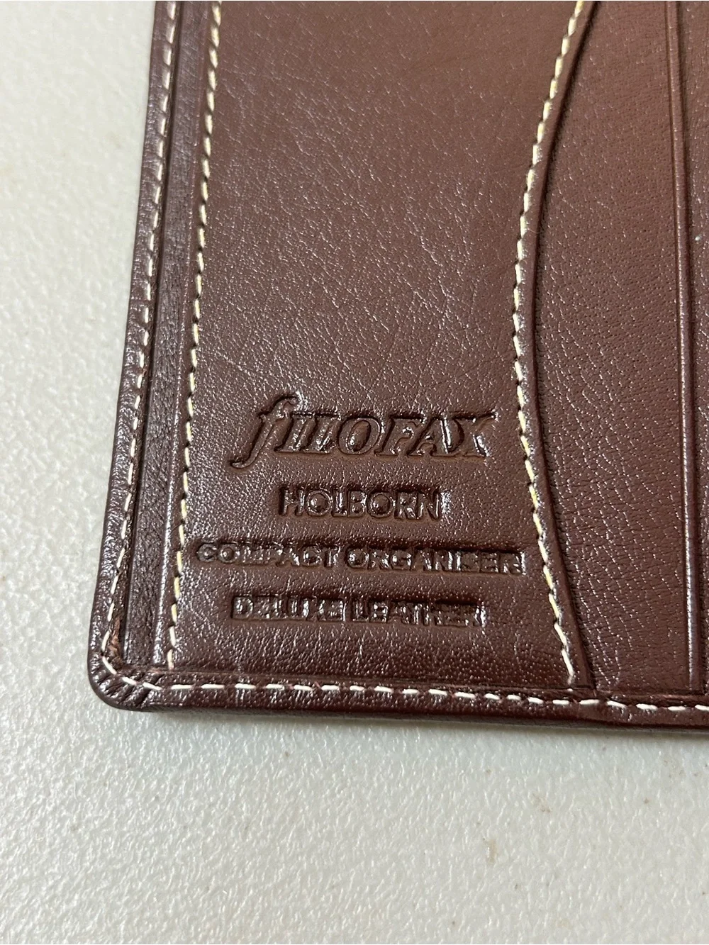 Filofax Brown Personal Compact Holborn